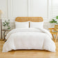 Set de cama con penacho de 3 piezas con recorte