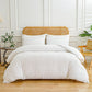 Set de cama con penacho de 3 piezas con recorte