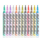 Set de 12 Plumones para Uñas Acrílicas - Punta Fina para Diseños Fáciles en Casa