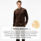 Set casual de camisa y pantalones abotonados para hombre