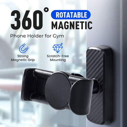 Portamóviles magnéticos giratorios de 360° para gimnasio