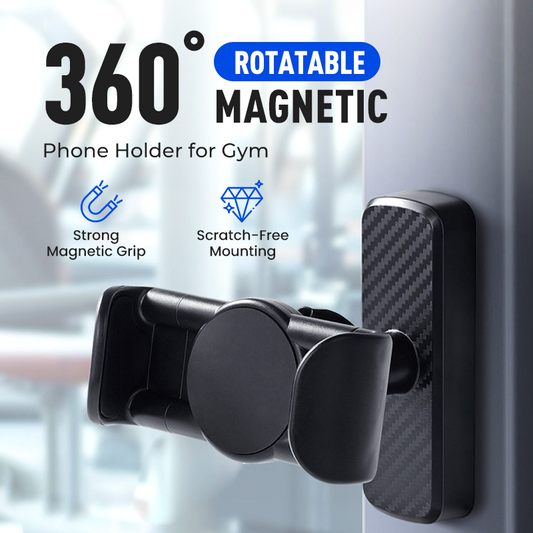 Portamóviles magnéticos giratorios de 360° para gimnasio