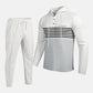 Conjunto de chándal con capucha y bloques de color para hombre