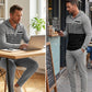Conjunto de chándal con capucha y bloques de color para hombre