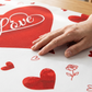 💖 Mantel romántico de San Valentín – Estampado de corazones y rosas, poliéster resistente a arrugas y cuidado 🌹🍽️ fácil