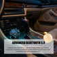 Transmisor FM Bluetooth universal de doble puerto para coch