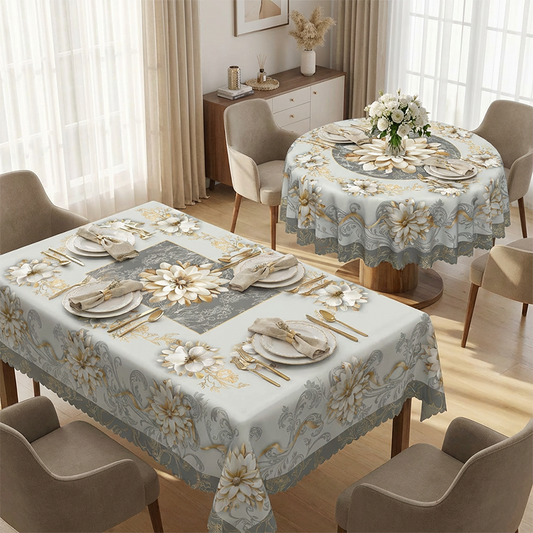 🔥Elegante mantel floral impermeable en relieve