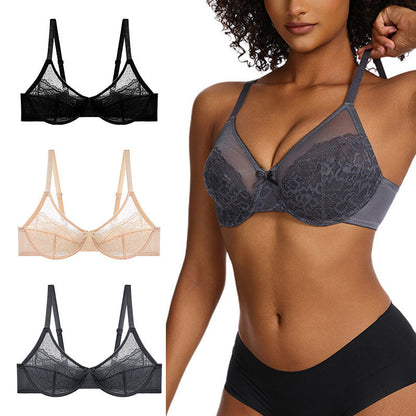 💖Oferta limitada con 50% de descuento👙en Sujetador de Cobertura Total Comfort y Encaje Elegante