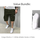 💖🩳 Pantalones cortos cargo casuales de hombre con cintura con cordón – Multibolsillos, ligeros y transpirables