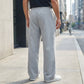 🩳 ¡60 % DE DESCUENTO! 👖 Pantalones sueltos para hombre con cordón: cómodo tejido de algodón, bolsillos y estilo informal para el día a día y el entrenamiento 🏃‍♂️