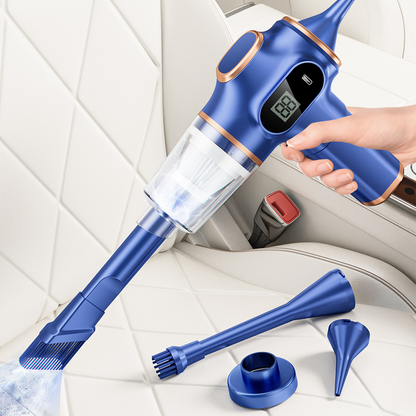 🚗🔥Aspiradora Inalámbrica Portátil para Auto 19,000 Pa – Potente, 6 en 1 con Pantalla Inteligente ✨🧹