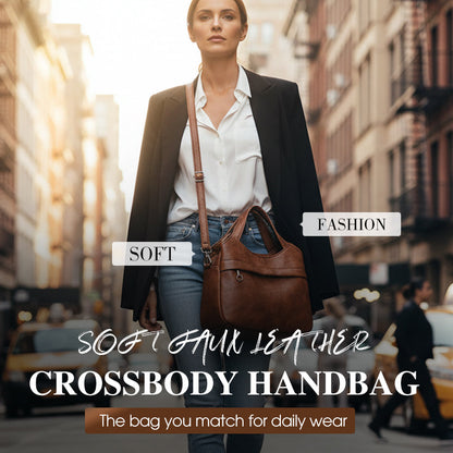 ⏳Bolso cruzado de cuero sintético suave para mujer con descuento limitado y 50%💥💥