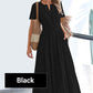 Vestido largo de cintura smock Bohemi chic para mujer