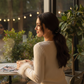 Elegante soporte para coleta de malla con cuentas para mujeres