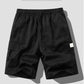 Pantalones Cortos de Cargo Casuales para Hombre con Cintura Elástica