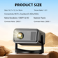 🔈🔈Proyector de Autoenfoque Inteligente Full HD 50% KORTING📺