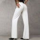 Pantalones elegantes de traje acampanado para mujer