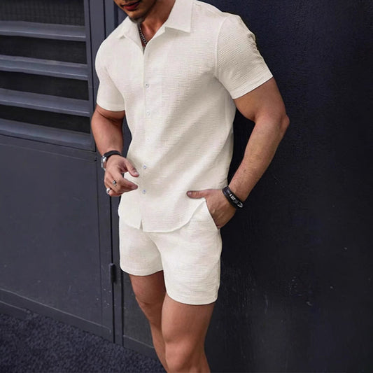 Set de camiseta y pantalones cortos de hombre