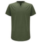 👕 ¡TIEMPO LIMITADO 50% DE DESCUENTO! 💪 Camiseta casual de varilla, de cuello en pico, atlética sólida – Corte ajustado, elástico premium, estilo ✨ moderno