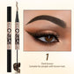 ✨ Compra 1 Lleva 1 Gratis ✨Delineador de Cejas 2 en 1 Impermeable con Gel Fijador