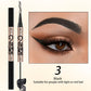 ✨ Compra 1 Lleva 1 Gratis ✨Delineador de Cejas 2 en 1 Impermeable con Gel Fijador