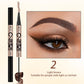 ✨ Compra 1 Lleva 1 Gratis ✨Delineador de Cejas 2 en 1 Impermeable con Gel Fijador
