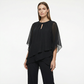 Elegante conjunto asimétrico de pantalones de dos piezas