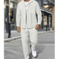 Conjunto informal de chaqueta y pantalones de manga larga