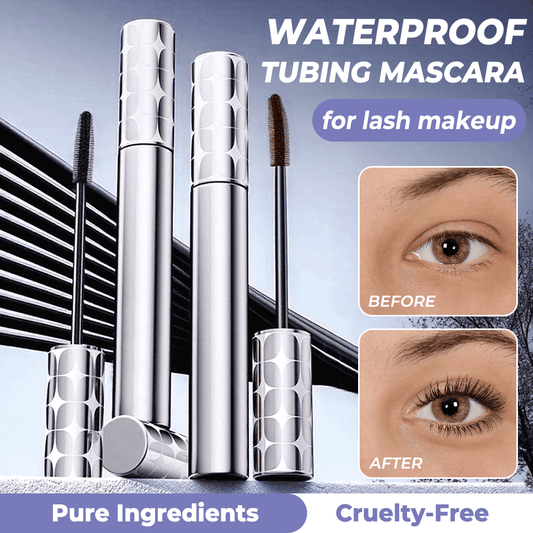 🎉2 POR EL PRECIO DE 1🎉 Duo de máscara de pestañas tipo tubing en negro y marrón para maquillaje de pestaña