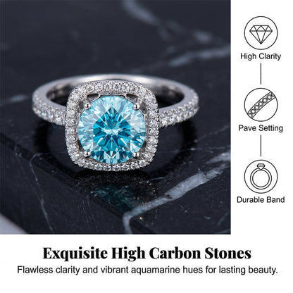 Anillo elegante de corte de fuegos artificiales en múltiples colores