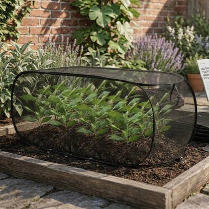🌱 ¡50% DE DESCUENTO AHORA! ✨ Funda plegable de malla para plantas – Protege las plantas, diseño transpirable y facilidad de montaje 🌿