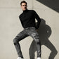 Jeans ajustados desgastados para hombre