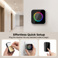 Timbre inalámbrico con luz LED de 7 colores