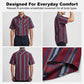 Camiseta western de manga corta y tiras de botón para hombre