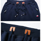 Pantalones cortos casuales de hombre con cordón y bolsillos con cremallera
