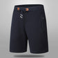 Pantalones cortos casuales de hombre con cordón y bolsillos con cremallera