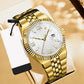 Reloj Luminoso con Patrón de Panal para Hombre
