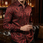 Camisa de manga larga estampada Modern Fit