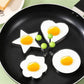 Moldes de huevo frito de acero inoxidable - Juego de 5