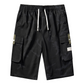 🔥Nueva llegada en oferta🔥 Pantalones Cortos Cargo Camuflaje para Hombre con Cintura de Cordón