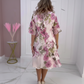 💎 -¡50% DE DESCUENTO EN VESTIDO DE MUJER CON VOLANTES CON ESTAMPADO FLORAL Y ESCALONES! 💎 Ligero, fluido y versátil para cualquier ocasión ✨