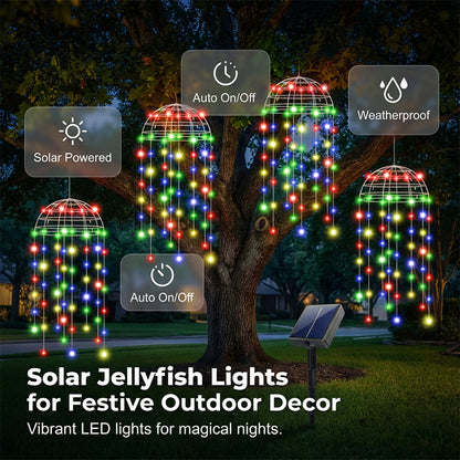 Luces solares colgantes para jardín y exterior