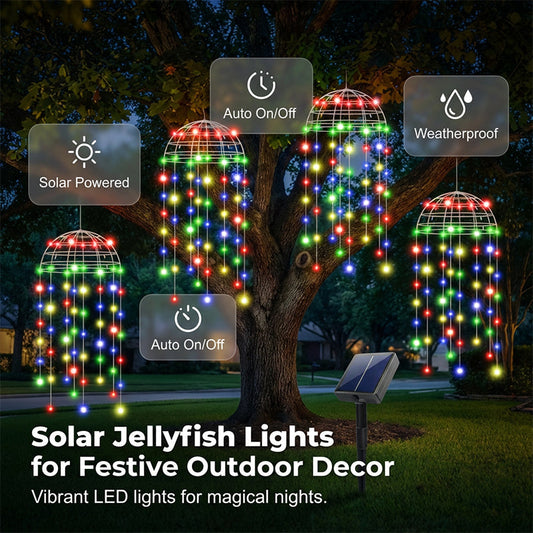 Luces solares colgantes para jardín y exterior