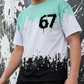 Set de camisetas y pantalones cortos para chicos con impresión 3D