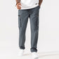 Pantalones cargo casuales de hombre con múltiples bolsillos