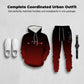 Conjunto de chándal degradado para hombre – Sudadera con capucha y pantalón deportivo