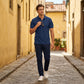 Camiseta elástica transpirable de secado rápido para hombre