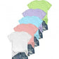 👕 ¡50% DE DESCUENTO AHORA! 🌈 Pack de 5 camiseta versátil de color liso – algodón suave, transpirable y perfecta para el día✨ a día