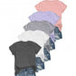 👕 ¡50% DE DESCUENTO AHORA! 🌈 Pack de 5 camiseta versátil de color liso – algodón suave, transpirable y perfecta para el día✨ a día