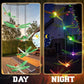 Lámpara Móvil Solar de Viento con Luces LED Multicolor para Jardín y Exteriores